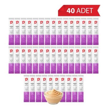 Petlebi Ördekli ve Tavuklu Krema 40x14 gr Kedi Ödül Maması