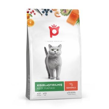 Petlebi Somonlu Kısırlaştırılmış 10 kg Kedi Maması
