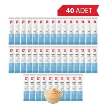 Petlebi Somonlu ve Karidesli Krema 40x14 gr Kedi Ödül Maması