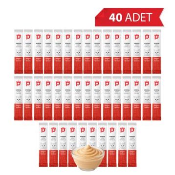Petlebi Somonlu ve Yengeçli Krema 40x14 gr Kedi Ödül Maması
