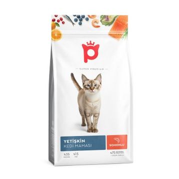 Petlebi Somonlu Yetişkin 2 kg Kedi Maması