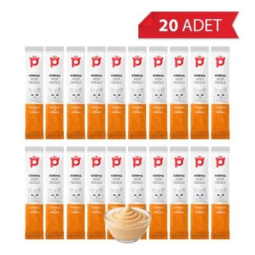 Petlebi Tavuklu ve Ciğerli Krema 20x14 gr Kedi Ödül Maması