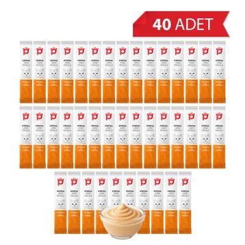 Petlebi Tavuklu ve Ciğerli Krema 40x14 gr Kedi Ödül Maması