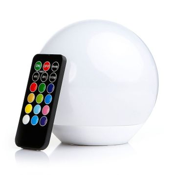 Petrix Kumandalı Küre RGB Beyaz Gece Lambası