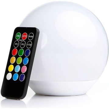 Petrix Kumandalı Küre RGB Beyaz Gece Lambası