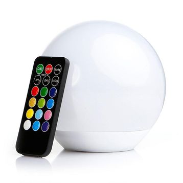Petrix Kumandalı Küre RGB Beyaz Gece Lambası