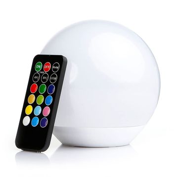 Petrix Kumandalı Küre RGB Beyaz Gece Lambası
