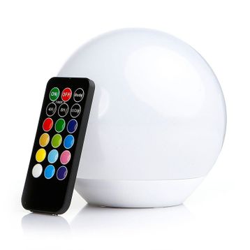 Petrix Kumandalı Küre RGB Beyaz Gece Lambası