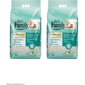 Pet's Family 5 lt x 2 Marsilya Sabun Kokulu Kedi Kumu