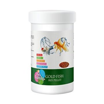 Pet's Family Gold Fish Mix Pellet 250 ml Balık Yemi