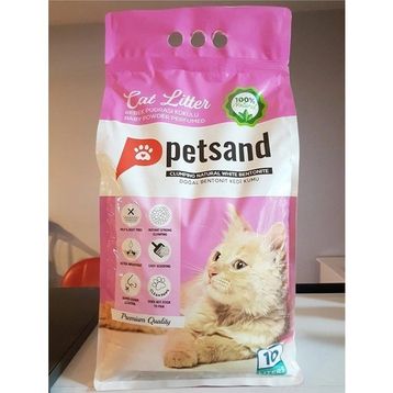 Petsand 10 lt Bebek Pudralı Kedi Kumu