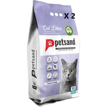 Petsand Lavanta Kokulu 2x10 L Kedi Kumu