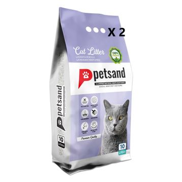 Petsand Lavanta Kokulu 2x10 L Kedi Kumu