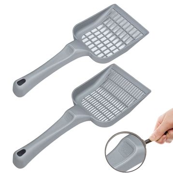 Petsi 2'si 1 Arada Gri Kedi Kumu Küreği