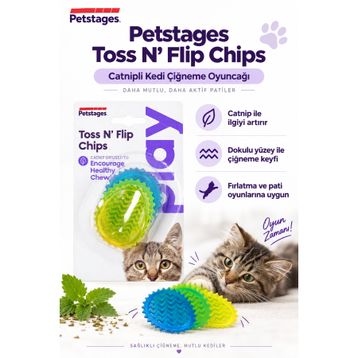Petstages Toss N'Flip Chips Kedi Çiğneme Oyuncağı