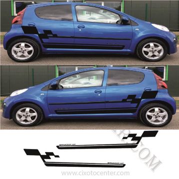 Peugeot 107 Yan Sport Oto Sticker