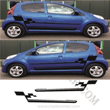 Peugeot 107 Yan Sport Oto Sticker