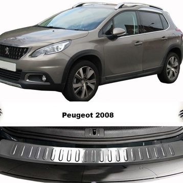 Peugeot 2008 Arka 2013 Krom Tampon Eşiği