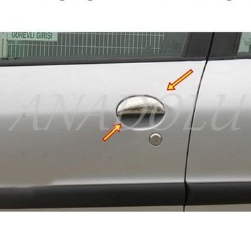 Peugeot 206 1998 Üzeri Paslanmaz Çelik 4 Kapı Krom Kapı Kolu