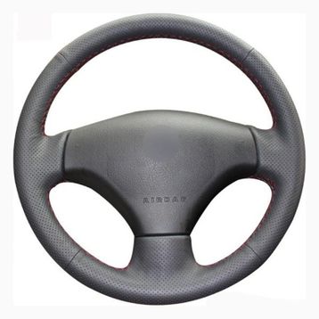 Peugeot 206 Araca Özel Dikişli Deri Direksiyon Kılıfı