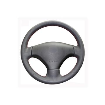 Peugeot 206 Araca Özel Dikişli Deri Direksiyon Kılıfı