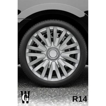 Peugeot 206 Van 14 inç 4 Adet Gri G111 Jant Kapağı