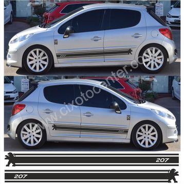 Peugeot 207 Yan Sport Oto Sticker