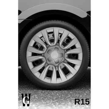 Peugeot 208 15 inç Gri G107 Jant Kapağı Takım