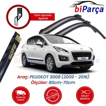 Peugeot 3008 2009-2016 Silecek Takımı