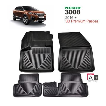 Peugeot 3008 2016 3D Havuzlu Paspas