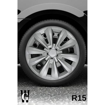 Peugeot 305 15 inç 4 Adet Gri G109 Jant Kapağı