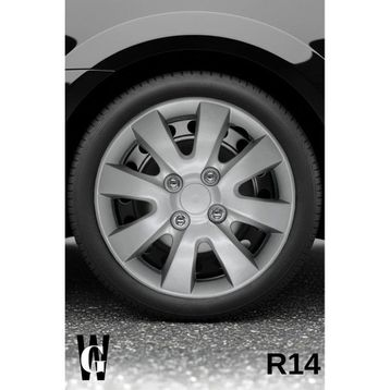 Peugeot 306 14 inç 4 Adet Gri G101 Jant Kapağı