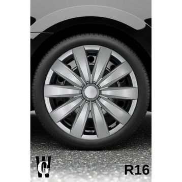 Peugeot 306 16 inç 4 Adet Gri G117 Jant Kapağı