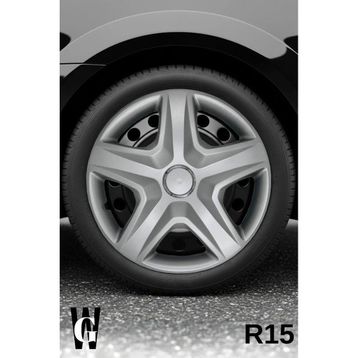 Peugeot 307 15 inç 4 Adet Gri G104 Jant Kapağı
