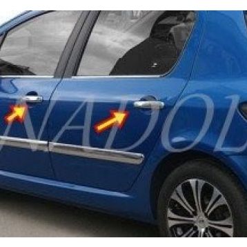 Peugeot 307 2001 Üzeri 4 Kapı Krom Kapı Kolu