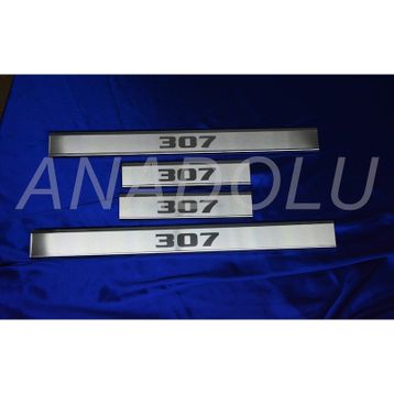 Peugeot 307 4 Parça Krom Kapı Eşiği