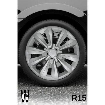 Peugeot 309 15 inç 4 Adet Gri G109 Jant Kapağı