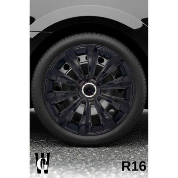 Peugeot 309 16 inç 4 Adet Siyah S119 Jant Kapağı