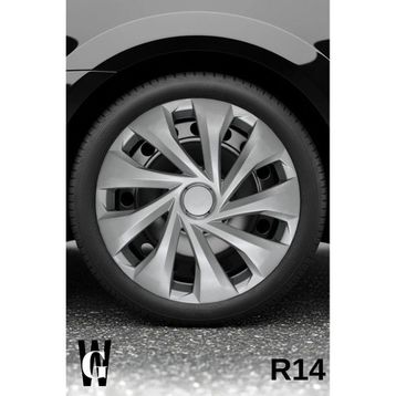 Peugeot 407 14 inç 4 Adet Gri G120 Jant Kapağı