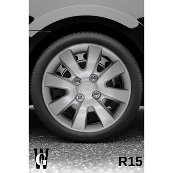 Peugeot 407 15 inç 4 Adet Gri G102 Jant Kapağı