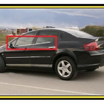Peugeot 407 4 Parça Krom Cam Çıtası
