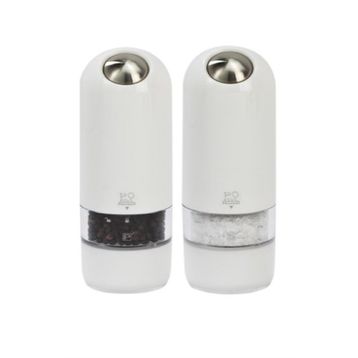 Peugeot Alaska Pilli 17 cm Karabiber Biber/Tuz Değirmeni Seti