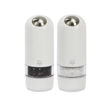 Peugeot Alaska Pilli 17 cm Karabiber Biber/Tuz Değirmeni Seti
