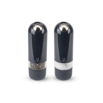 Peugeot Alaska Siyah 17 cm Quartz Karabiber Tuz Değirmeni