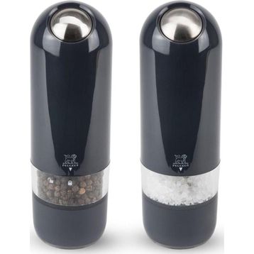 Peugeot Alaska Siyah 17 cm Quartz Karabiber Tuz Değirmeni