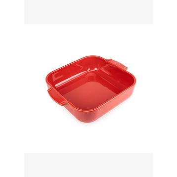 Peugeot Appolia Kare 28 cm Kırmızı Fırın Kabı