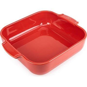 Peugeot Appolia Kare 28 cm Kırmızı Fırın Kabı