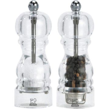 Peugeot Nancy Acrylic 12 cm Karabiber ve Tuz Değirmeni
