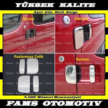 Peugeot Partner 1996 2008 4 Kapı Krom Kapı Kolu