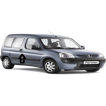 Peugeot Partner 1996 2008 Paslanmaz Çelik 4 Kapı Krom Kapı Kolu